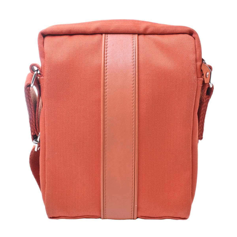 Hermes Acapulco Womens Canvas Shoulder Bag Orange