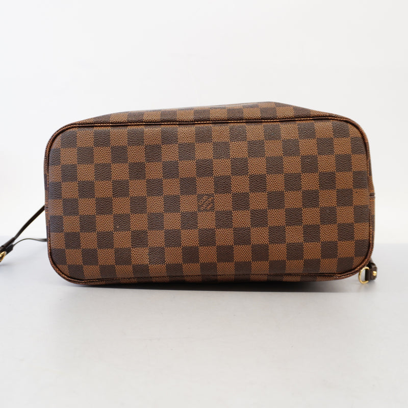Auth Louis Vuitton Damier Neverfull MM N41358 Womens Tote Bag