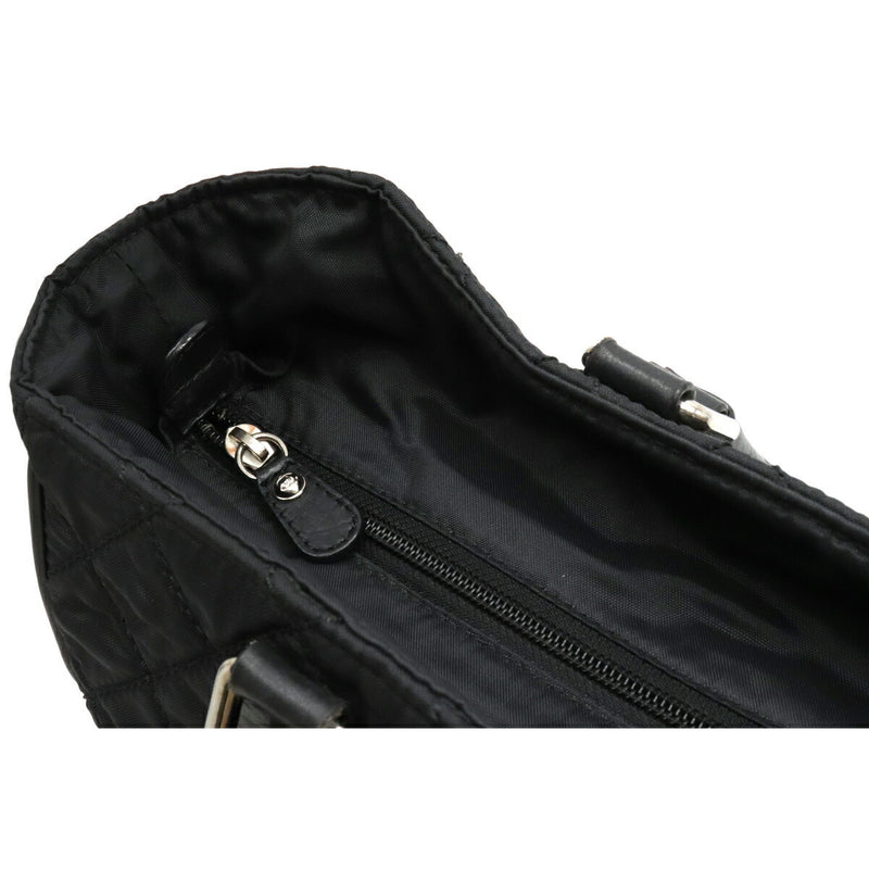 Seal CHANEL Chanel Paris New York Line Matrasse Coco Mark Tote Bag Nylon Leather Black A33100