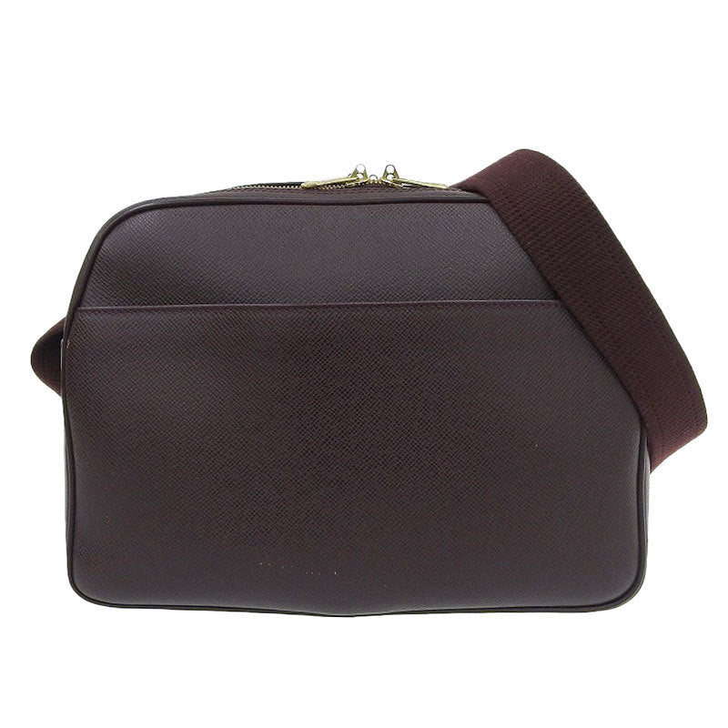 Louis Vuitton Taiga Reporter PM Shoulder Bag Akaju M30156
