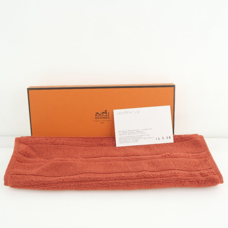 HERMES Hermes 101299M-18 Cotton Orange Unisex Towel