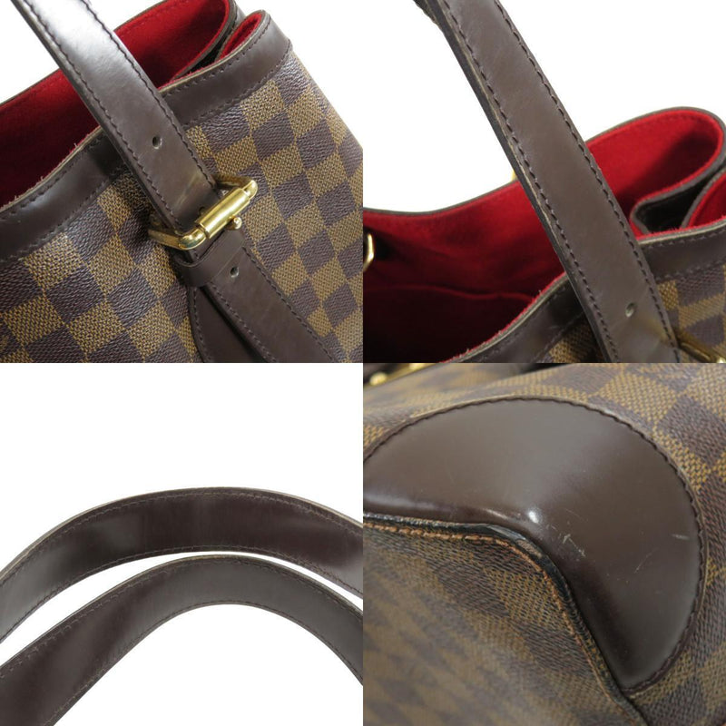 Louis Vuitton N51204 Hamstead MM Damier Ebene Tote Bag Canvas Ladies LOUIS VUITTON