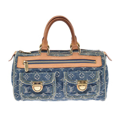LOUIS VUITTON Monogram Neo Speedy Blue M95019 Unisex Handbag