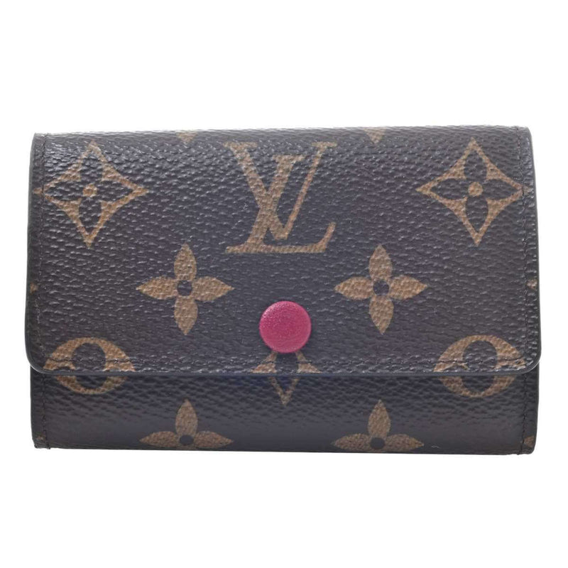 Louis Vuitton Monogram Womens PVC Key Case BordeauxBrown