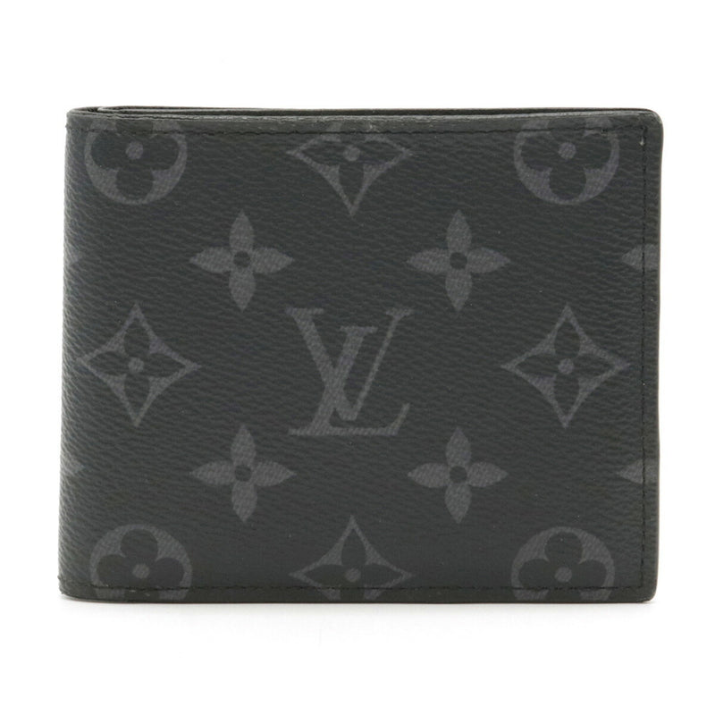 LOUIS VUITTON Monogram Eclipse Portofeuil Marco NM Bi-Fold Wallet M62545