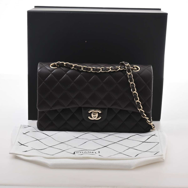 Chanel Womens Leather Shoulder Bag Brown