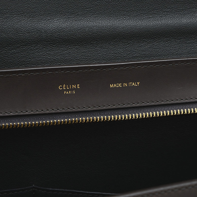 Celine Trapeze 2WAY Bag Leather Brown