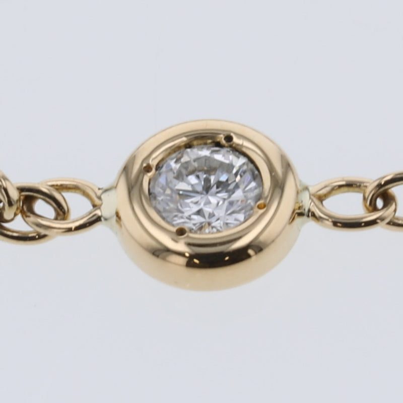 Christian Dior Ring Mimiwi Diamond 1P SOU95001 K18 Yellow Gold No. 9 Ladies