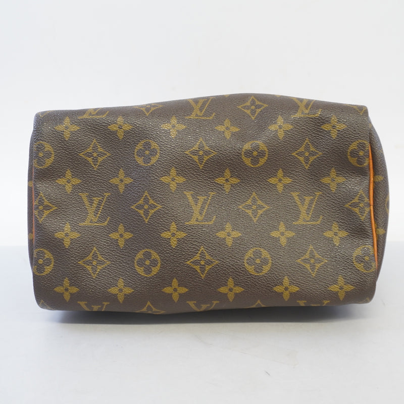Auth Louis Vuitton Monogram Speedy 25 M41528 Womens Handbag