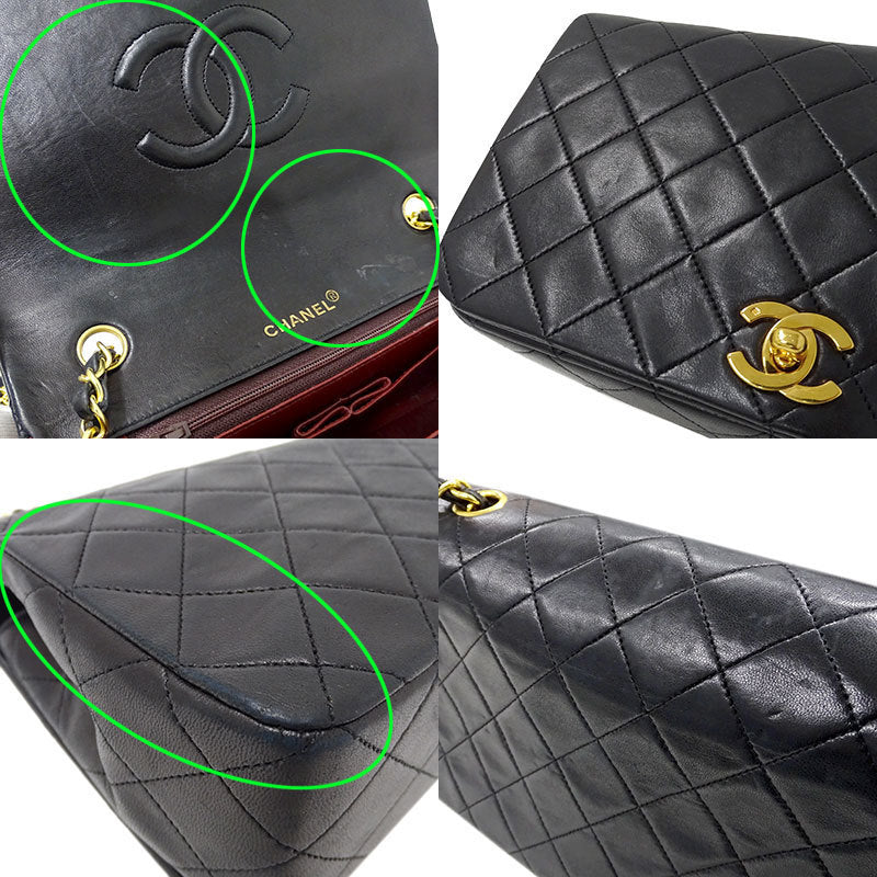 Chanel Matelasse Leather Shoulder Bag Black
