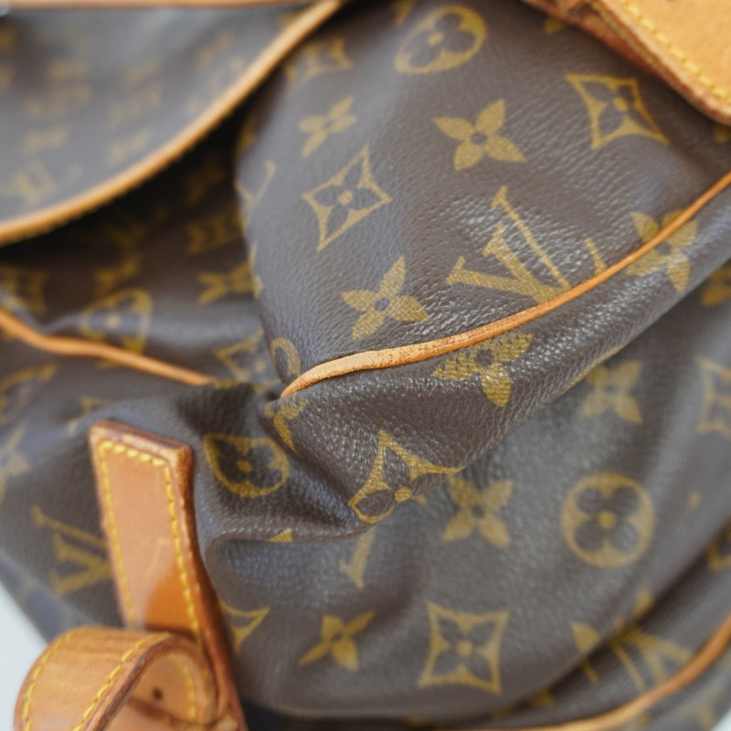 Auth Louis Vuitton Monogram Saumur 43 M42252 Womens Shoulder Bag