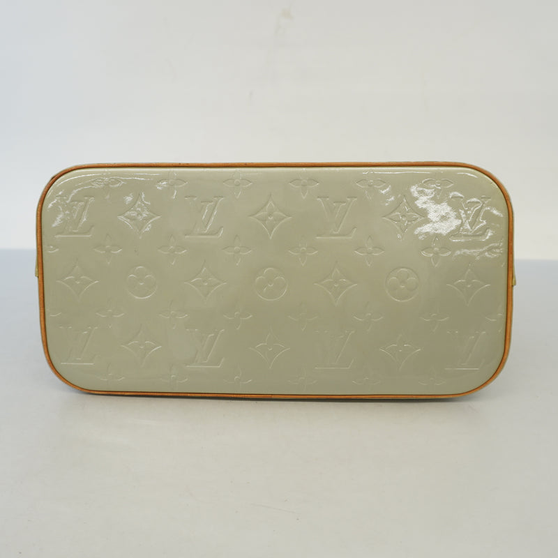 Auth Louis Vuitton Monogram Vernis Houston M91053 Womens Tote Bag Gris