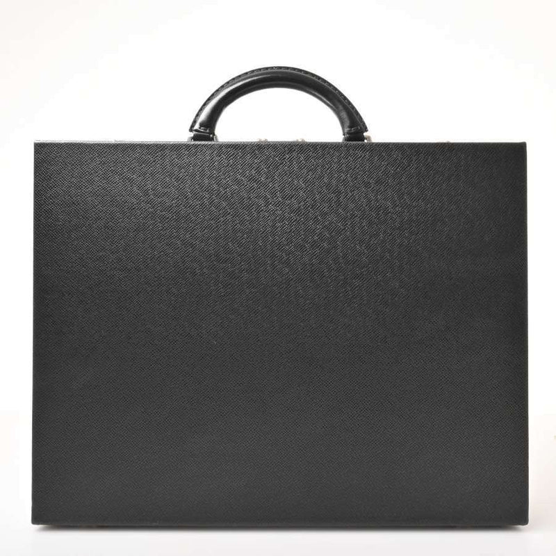 LOUIS VUITTON Taiga Diplomat Attache Case Briefcase Black Leather