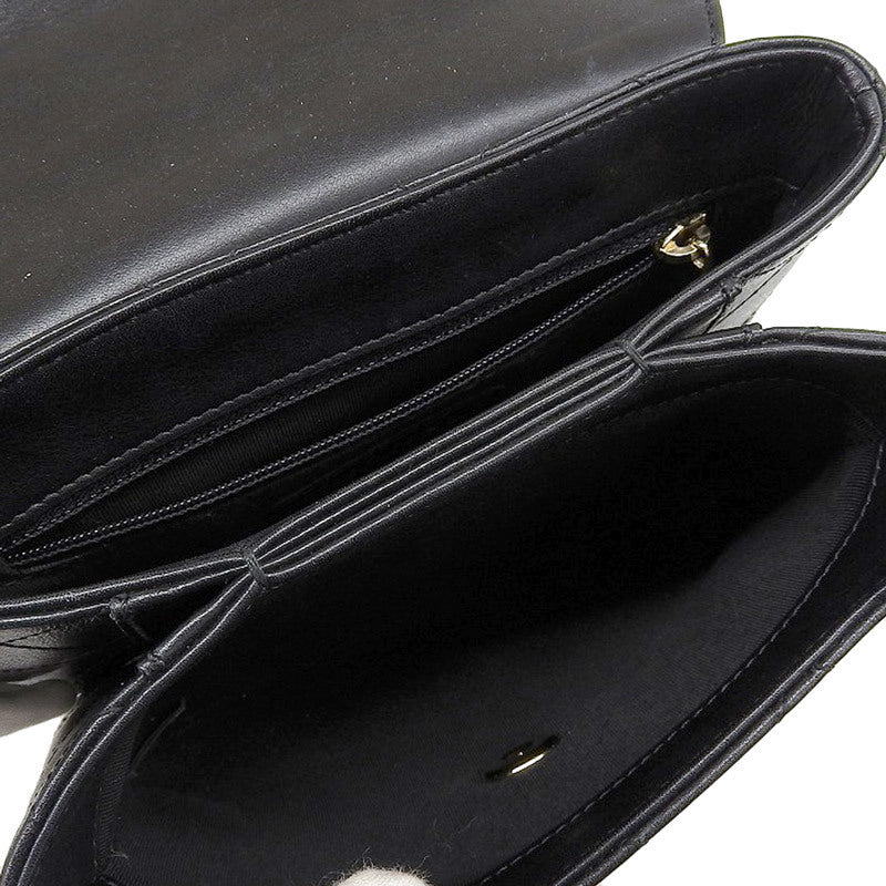 Chanel CHANEL Bag Matrasse Handbag 2way Leather Black AS0880