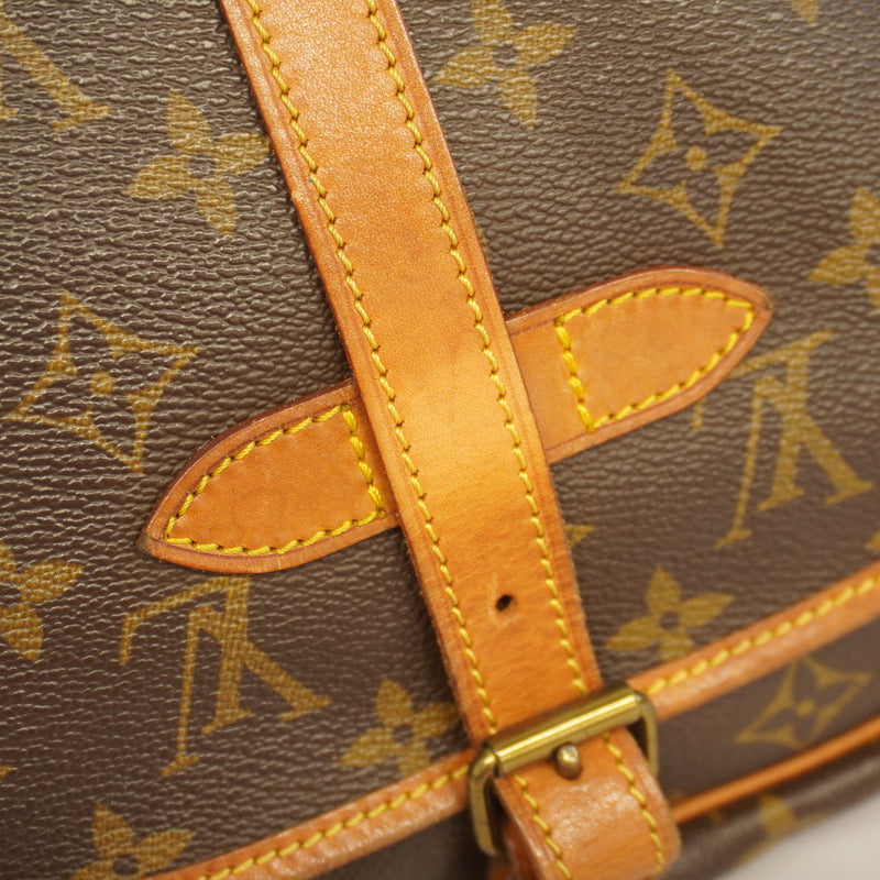 Auth Louis Vuitton Monogram Saumur 30 M42256 Womens Shoulder Bag