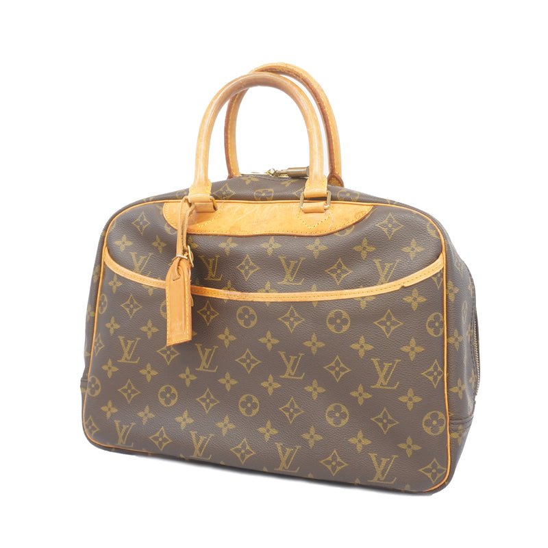Auth Louis Vuitton Monogram Deauville M47270 Womens Handbag