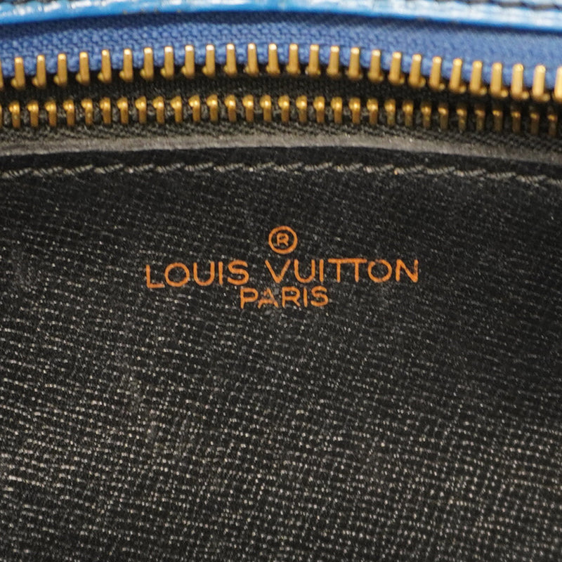 Auth Louis Vuitton Shoulder Bag Epi Genefille M52155 Toledo Blue