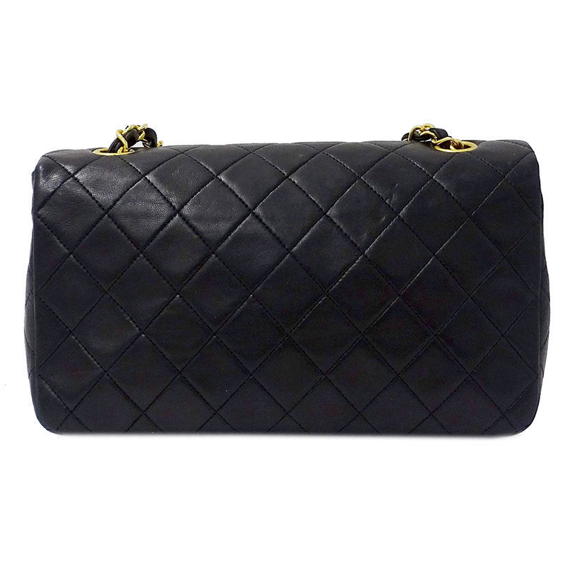 Chanel Matelasse Leather Shoulder Bag Black