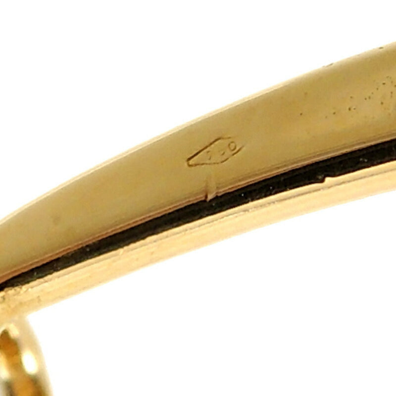 Bvlgari 750YG BB Pave Diamond Men's Cufflinks 750 Yellow Gold