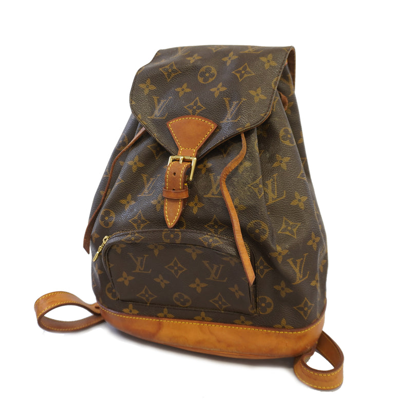Auth Louis Vuitton Monogram Monsuri MM M51136 Womens Backpack