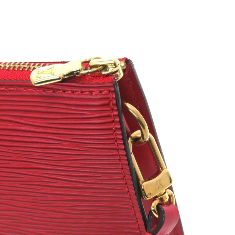 Louis Vuitton Epi Pochette Accessory Red M52947 Handbag 0193 LOUIS VUITTON