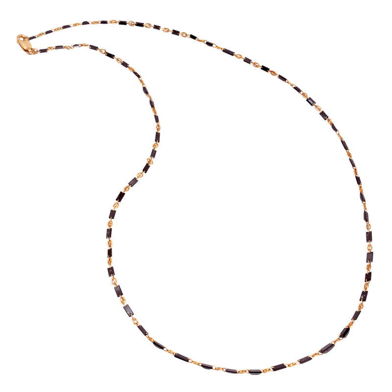 Diamond Beads 18k Solid Yellow Gold Chain Necklace Jewelry