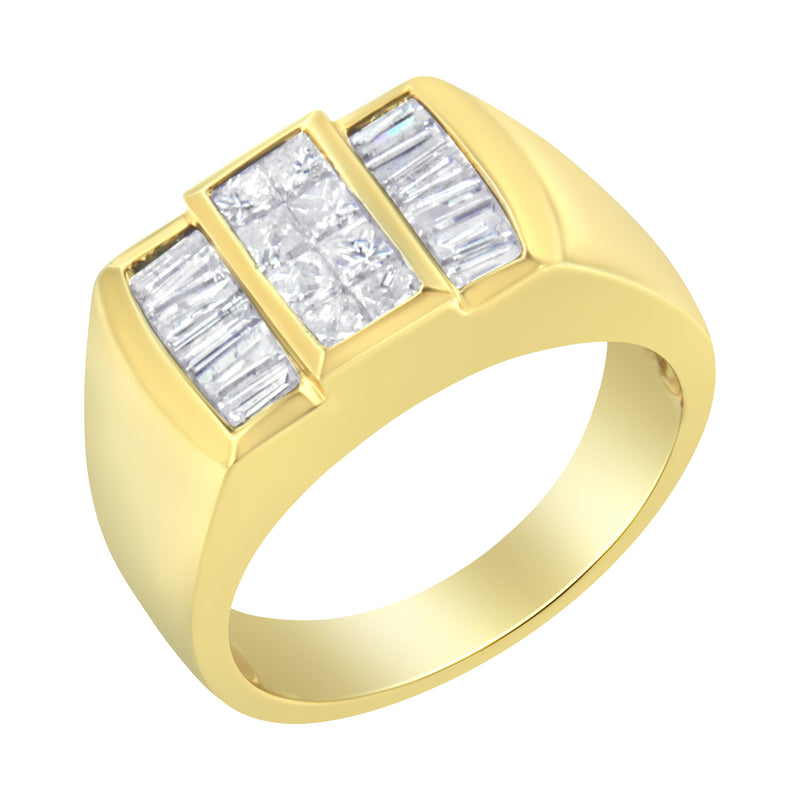14KT Yellow Gold Diamond Ring (1 5/8 cttw, H-I Color, I1-I2 Clarity)