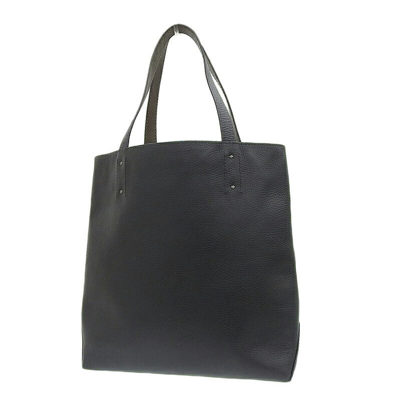 Burberry Black Label Tote Bag Leather Tote Bag Black
