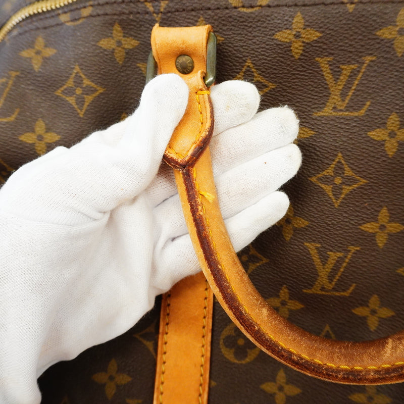 Auth Louis Vuitton Monogram Keepol Band Lier 55 M41414 MenWomenUnisex Boston BagHandbagShoulder Bag