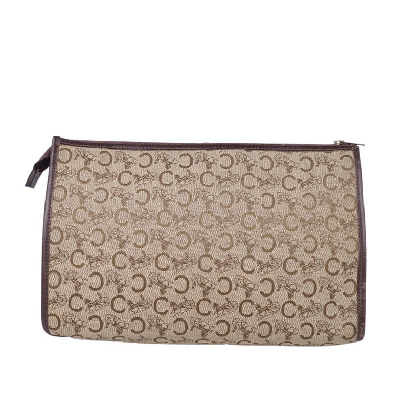 Celine Saluki C Macadam Clutch Ladies Second Leather