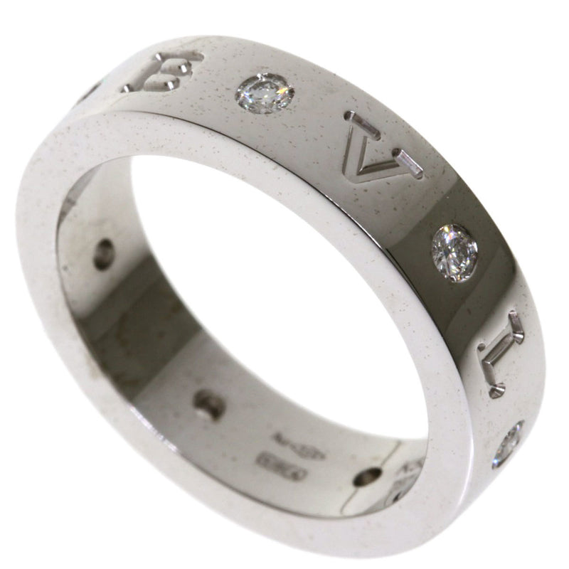 Bvlgari Roman Sorbet Diamond # 52 Rings K18 White Gold Ladies