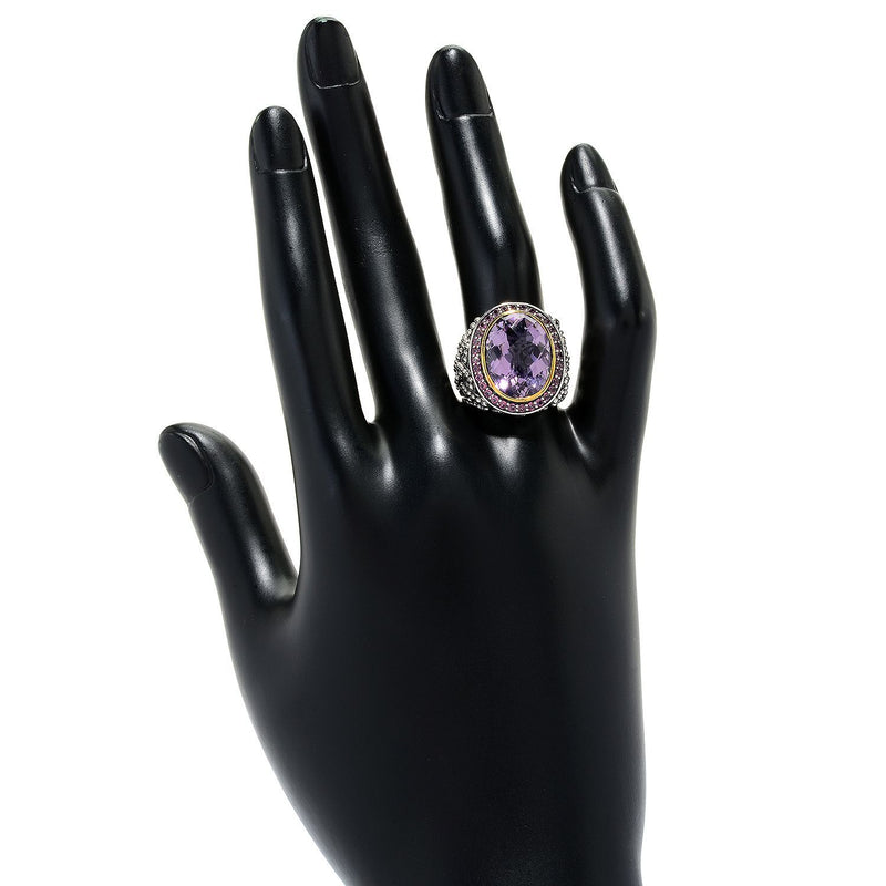 Brand New Pink Amethyst Ring