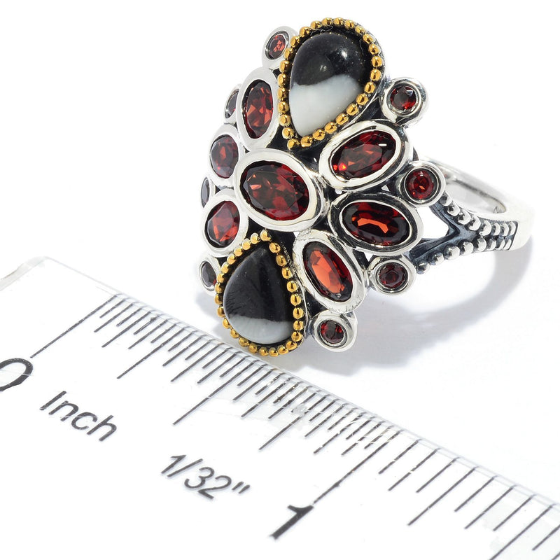 Brand New Red Garnet Ring