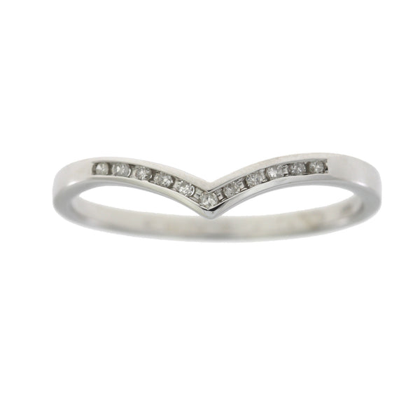 .06ct Diamond stackable band set 10KT White Gold