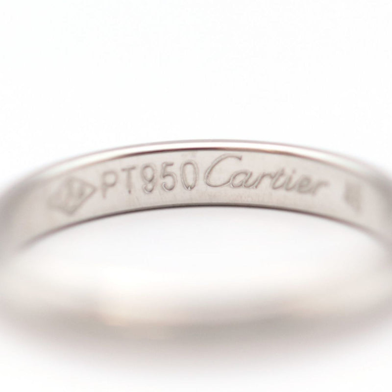 Cartier Ring # 46 No. 6 Pt950 Platinum Women's Jewelry