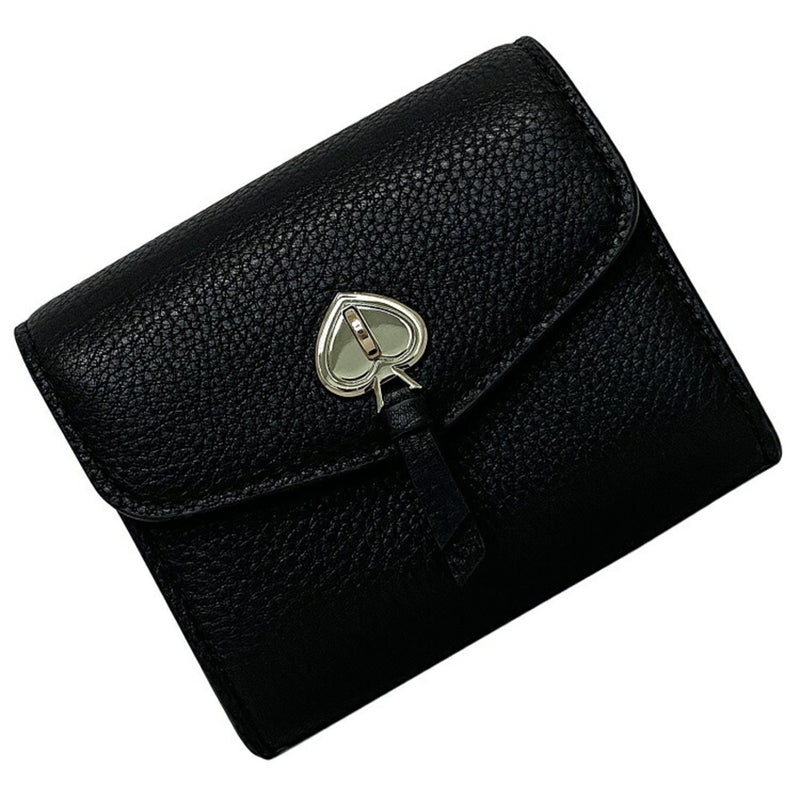 Kate Spade Bi-Fold Wallet Black Gold Marty K6026 Leather kate spade Ladies
