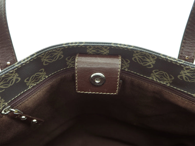 Loewe LOEWE Anagram Tote Bag Brown