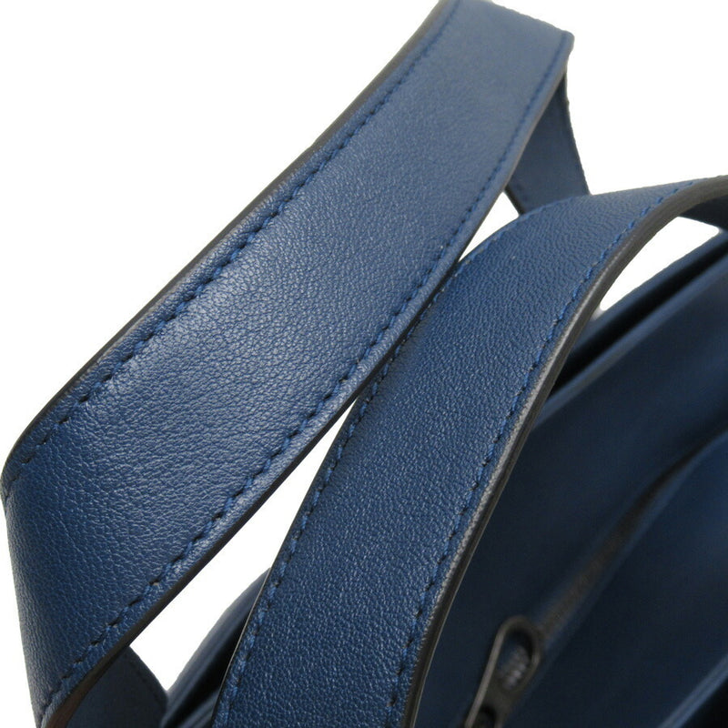 BOTTEGA VENETA handbag shoulder bag 2Way intrecciato navy leather