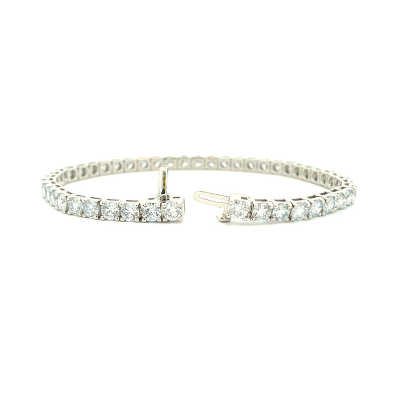 Lab Grown Diamond Tennis Bracelet 14KT White Gold