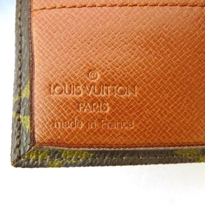 Louis Vuitton Monogram Portomonet Bier W Hook M61660 Folded Wallet Unisex