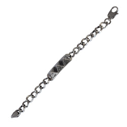 1.95ct Pave Diamond Link Chain Bracelet 925 Sterling Silver Handmade Jewelry