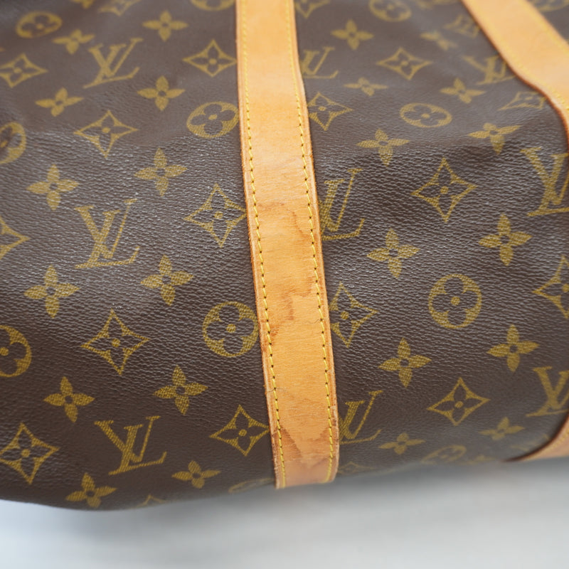 Auth Louis Vuitton Monogram Keepol Band Lier 45 M41418 Unisex Boston Bag