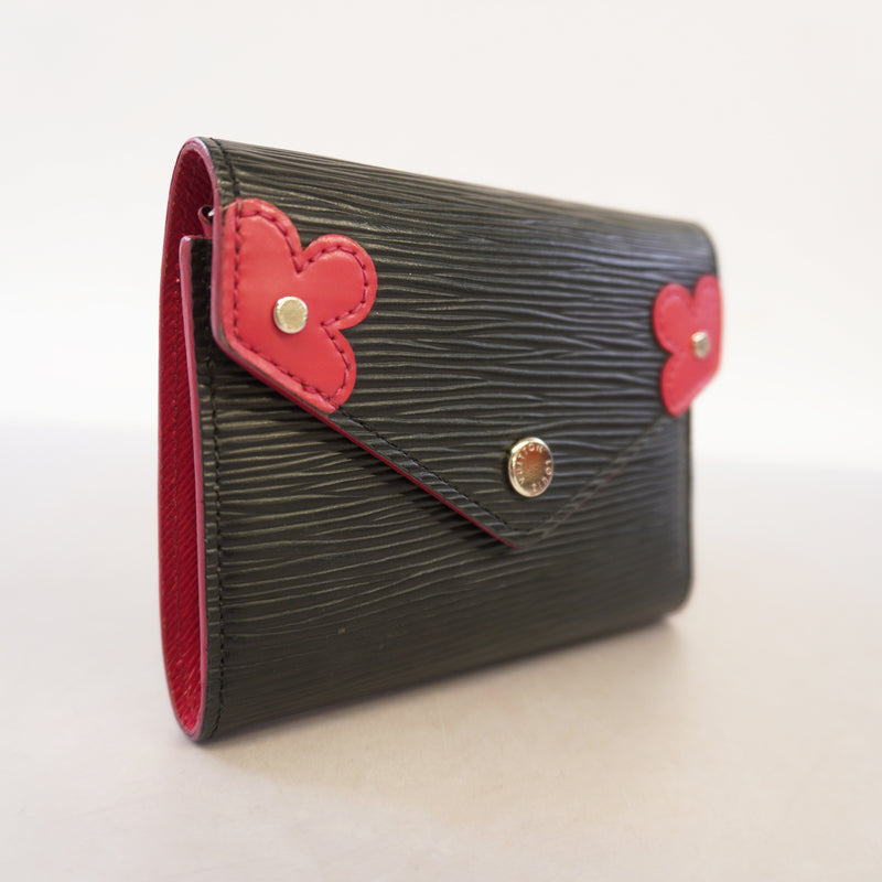 Auth Louis Vuitton Epi Portofeuil Victorine M62980 Womens Wallet (tri-fold)