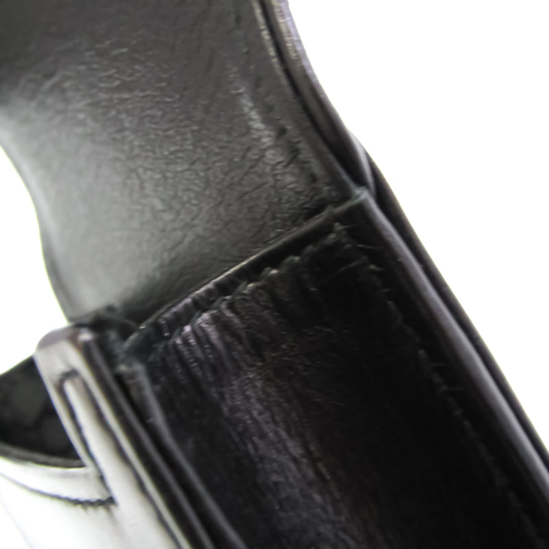 Christian Dior Belt Pouch Unisex Leather Pouch Black