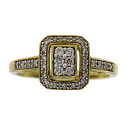Genuine .25ct Diamond Ring 14KT Yellow Gold