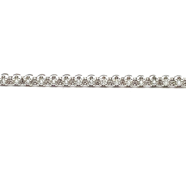 1.00ct Moissanite Tennis Bracelet 10KT White Gold