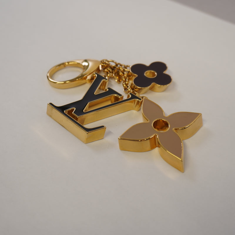Auth Louis Vuitton Fleur De Monogram M67119 Keyring