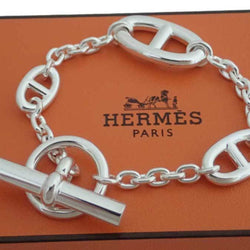 Hermes HERMES bracelet Shane Dunkle Silver 925
