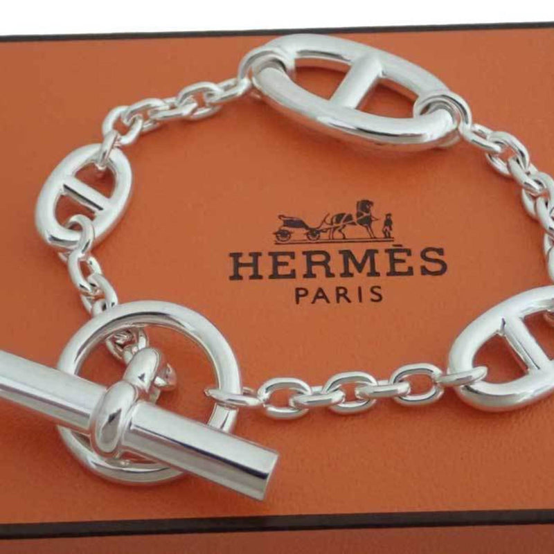 Hermes HERMES bracelet Shane Dunkle Silver 925
