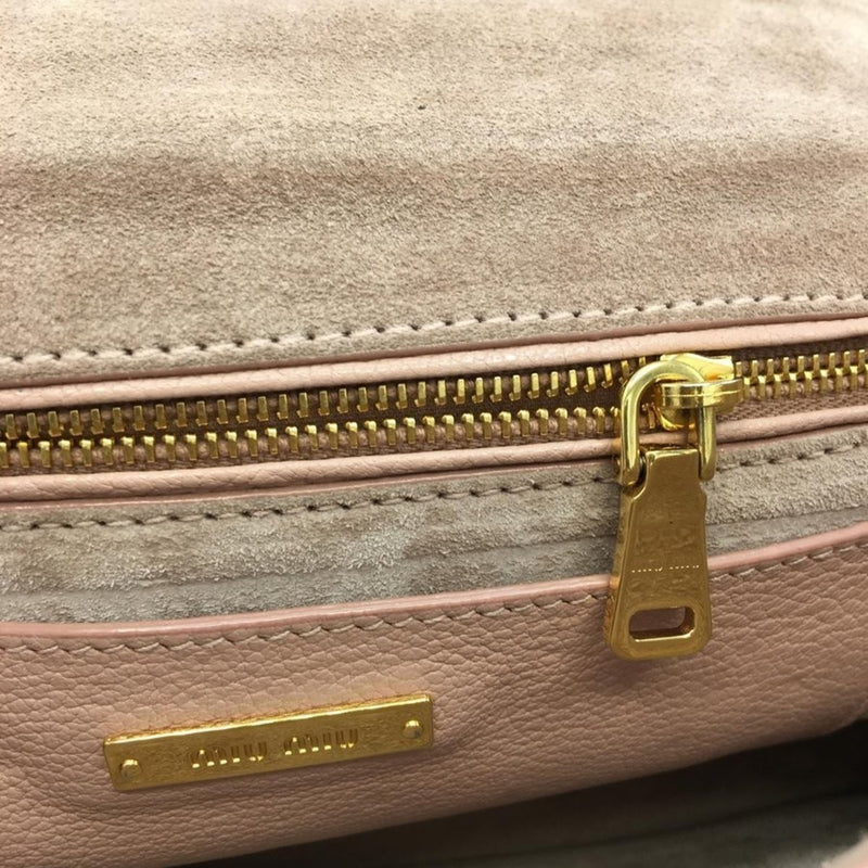 Miu Miu Handbag Pink Beige